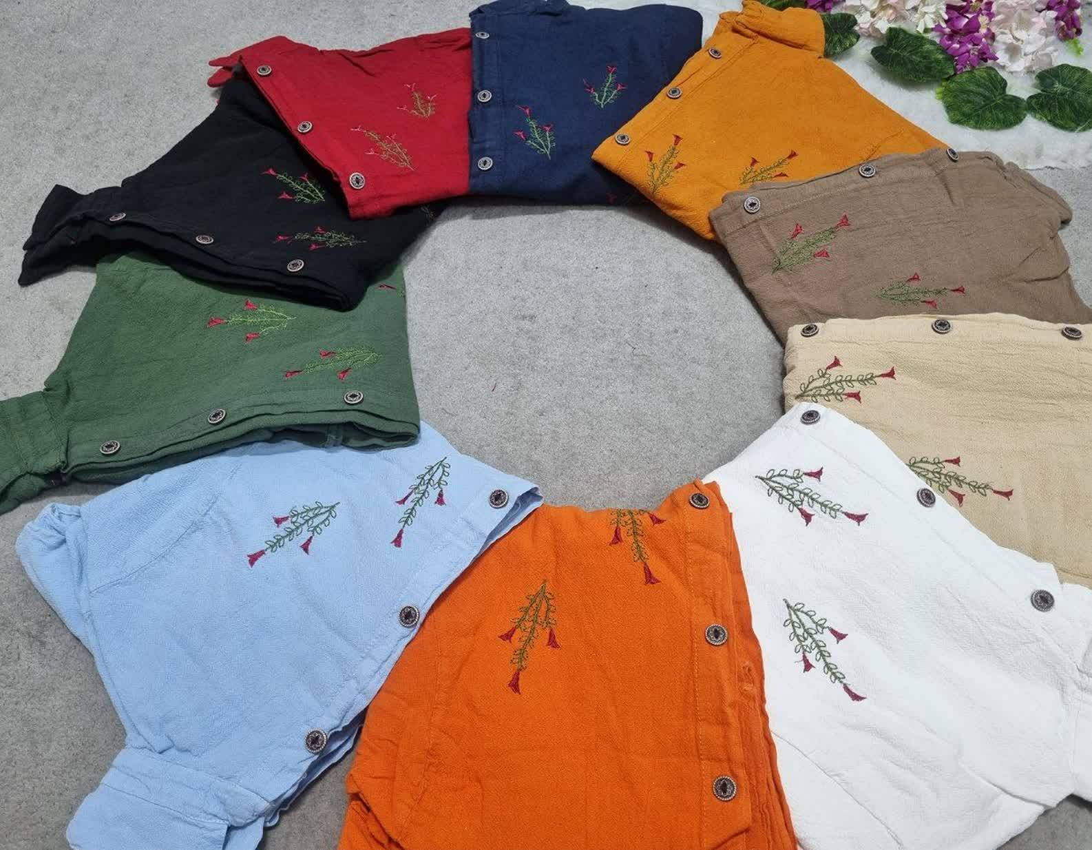 شومیز گل لاله جنس: الیاف ابی - اجری - زرشکی - سفید - سورمه - مشکی - نارنجی - نسکافه - کرمی - یشمی فری سایز زنانه