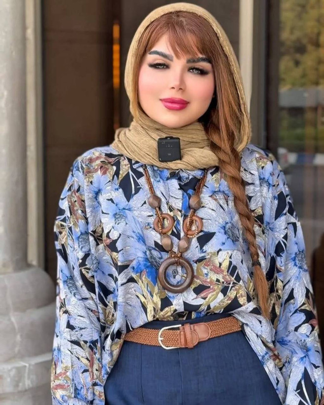 ست شومیز شلوار آیشیکو جنس : اسکاچی و پرشیا سبز - سرمه ای - فری سایز زنانه