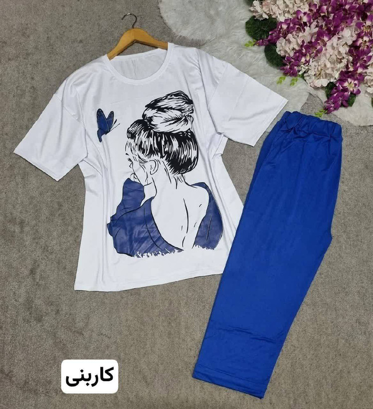 ست دختر جنس: اسپان پنبه زرشکی - سبز،تیره - صورتی - طوسی،سورمه - قرمز - مشکی - نسکافه - کاربنی - کالباسی - کرمی - یشمی فری سایز زنانه دخترانه