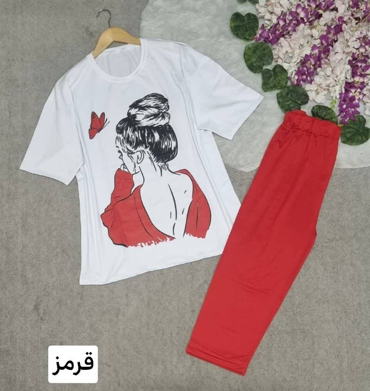 ست دختر جنس: اسپان پنبه زرشکی - سبز،تیره - صورتی - طوسی،سورمه - قرمز - مشکی - نسکافه - کاربنی - کالباسی - کرمی - یشمی فری سایز زنانه دخترانه