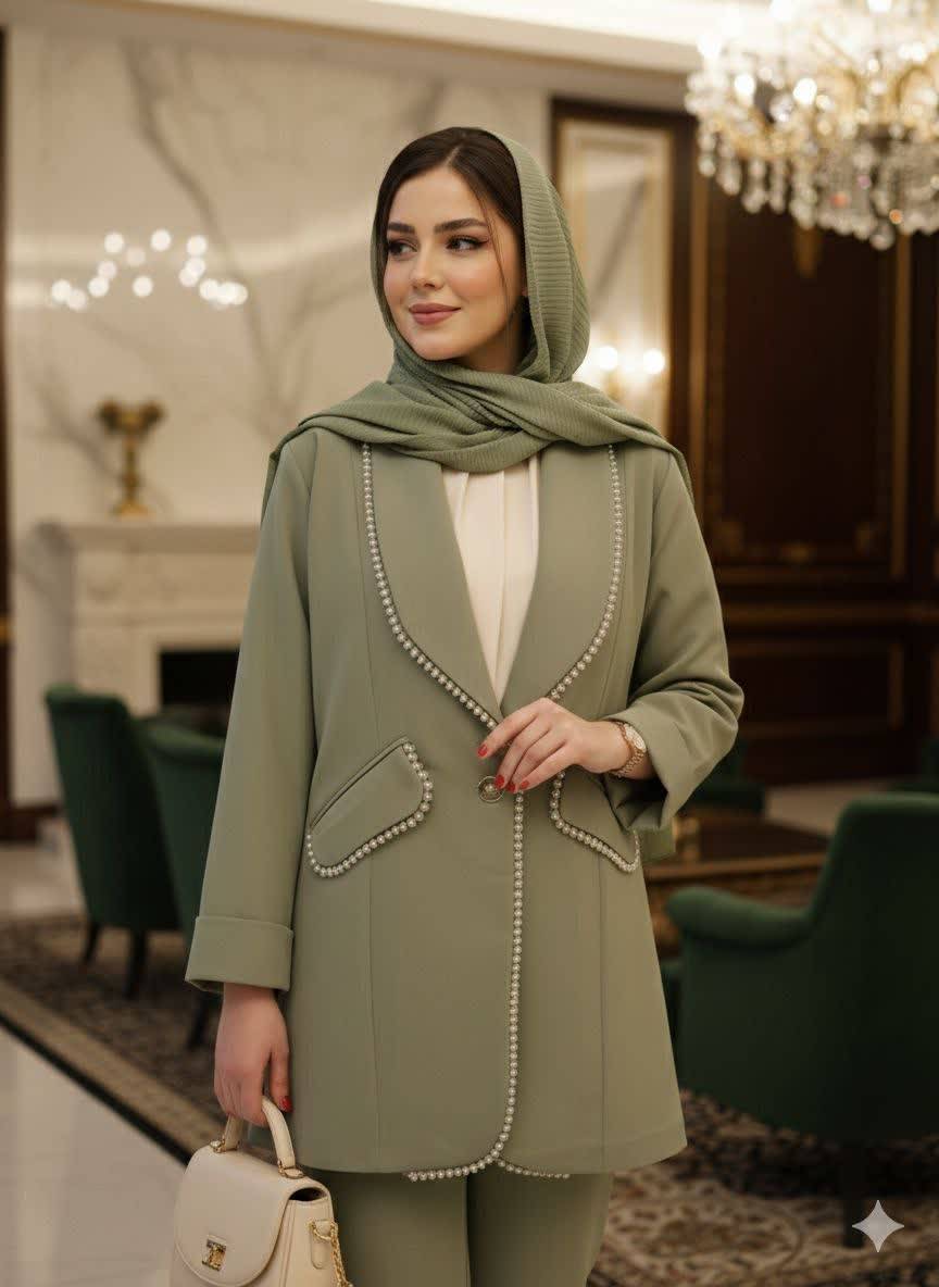کت تک آبان جنس : مازراتی کجرا درجه یک  مشکی - نسکافه ای - سبز - کرم استخوانی - سایزبندی زنانه