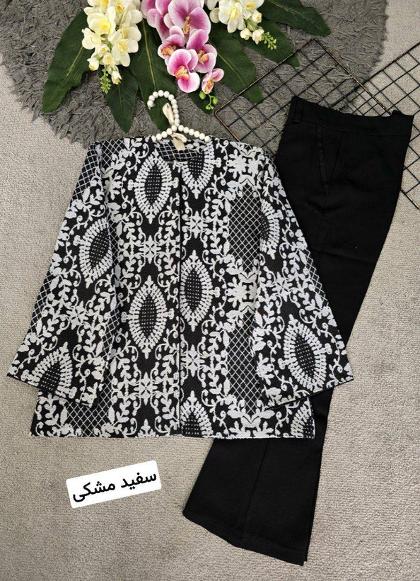 کت تمشک جنس : تافته سوزن دوزی سبز, نسکافه ای, موکا فری سایز زنانه