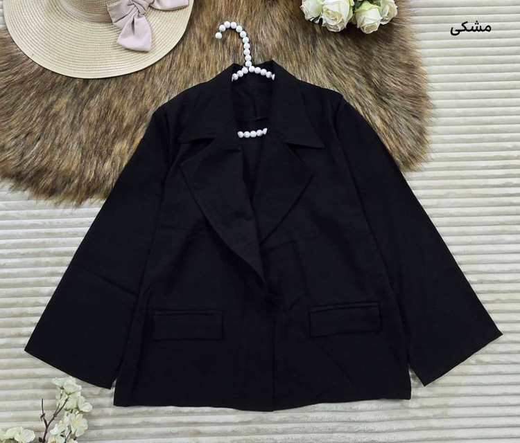 مانتو کتی کمند جنس هرمس درجه یک مشکی, قهوه ای, صورتی, آبی, شیری فری سایز زنانه