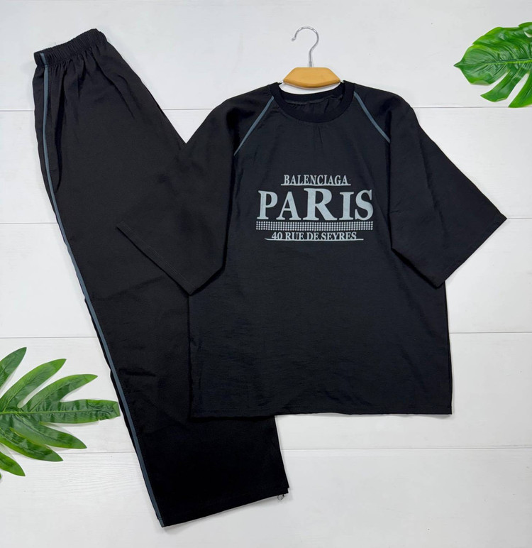 ست paris جنس : شانتون کبریتی سبک و خنک فری سایز زنانه