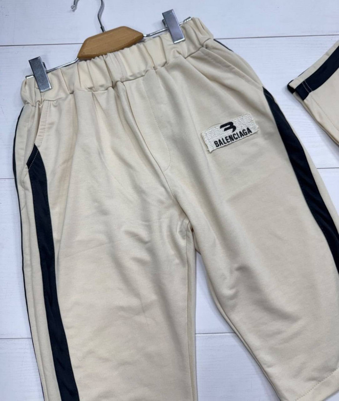 ست مردانه Balenciaga جنس : پنبه گلکسی مشکی, کرم سایزبندی مردانه
