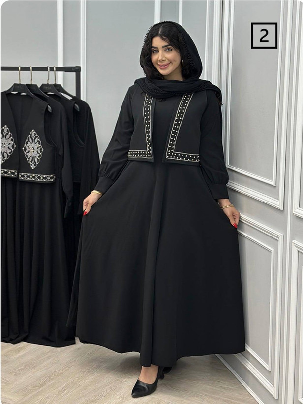 پیراهن و جلیقه پریزاد جنس : پیراهن بوگاتی جلیقه مازراتی طرح لوزی, طرح حاشیه نگین فری سایز زنانه