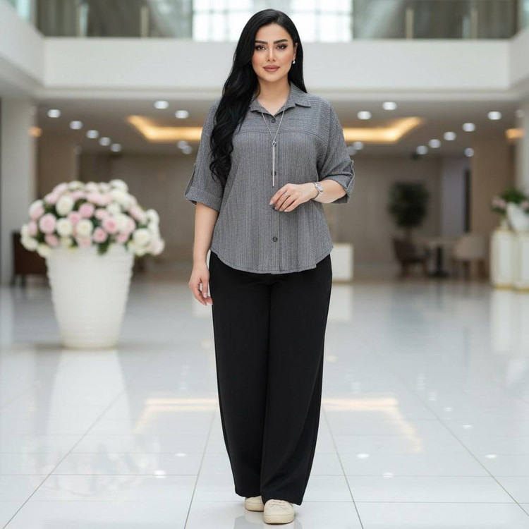 مانتو ساناز جنس : حصیری درجه یک سرمه ای, کرم, طوسی تیره, طوسی روشن, استخوانی فری سایز زنانه