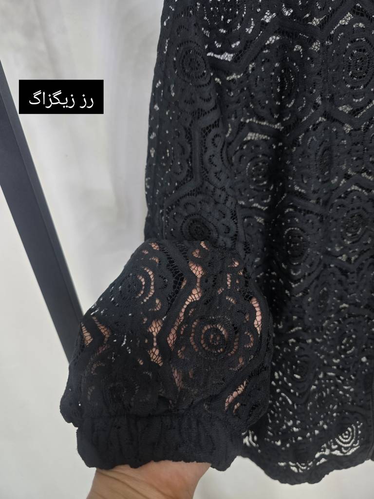 بامبر گیپور جنس : دانتل قلب, دایره, لوزی, ترمه, موج, نیلوفر, زنبوری, رز مینیاتور, دانتل, رز زیگزاگ فری سایز زنانه