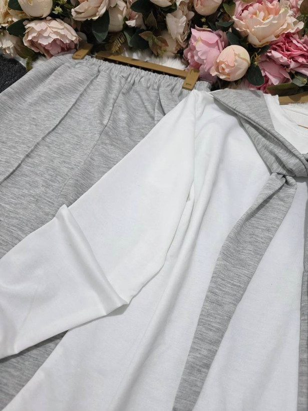 ست شالدار polo جنس : گلکسی نخ پنبه با کیفیت مشکی, زرشکی, صورتی, طوسی, سبز, سرمهای فری سایز زنانه