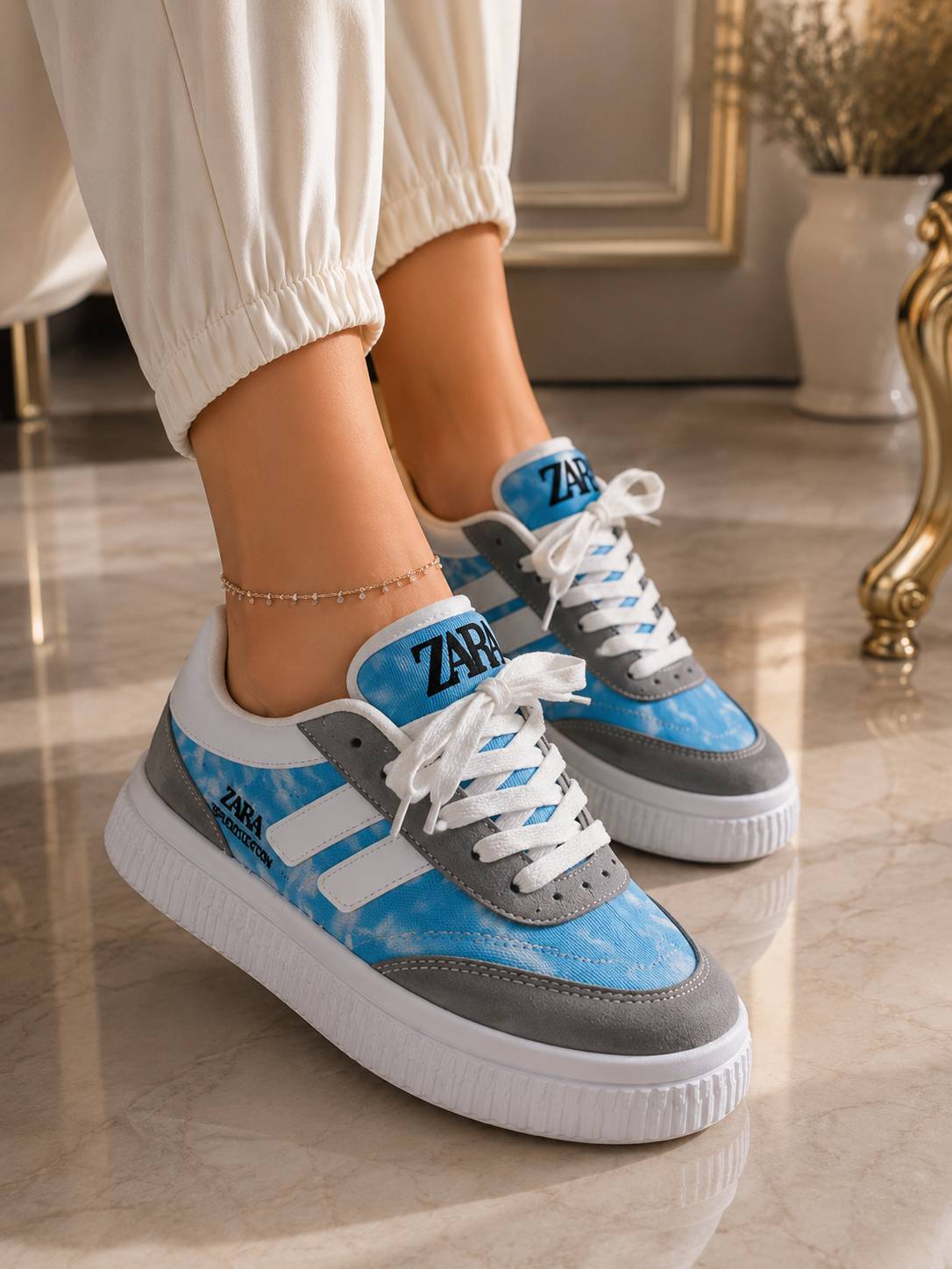 ونس ابرنگی  جنس: 👗✨زیره پلیمر  رنگ بندی: طرح لی - مشکی سایزبندی