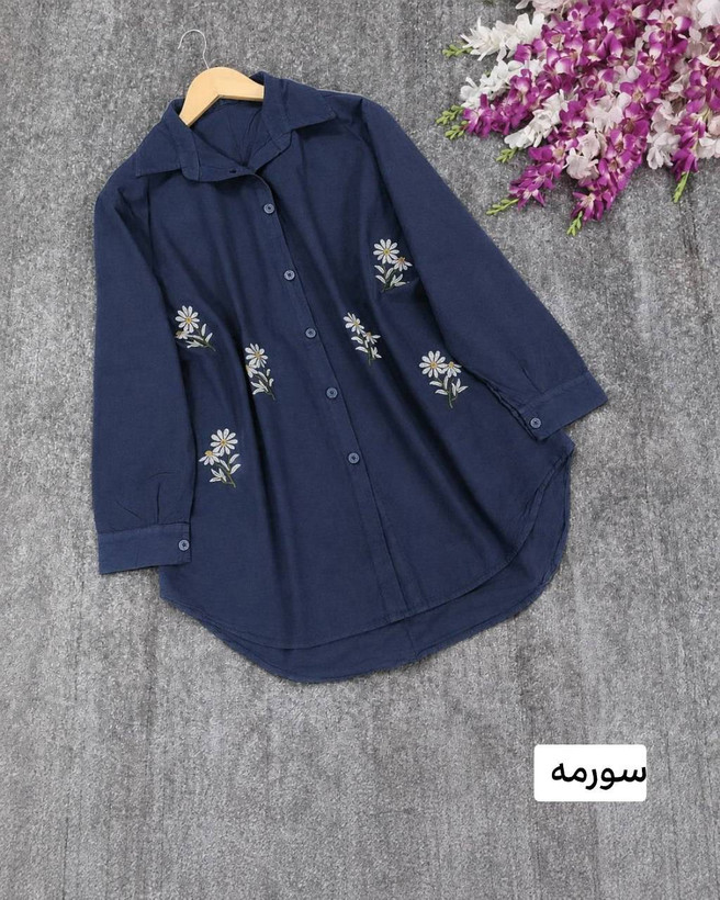 شومیز سوگند جنس: الیاف درجه1 ابی - زرشکی - سدری - سورمه - مشکی - موکا - نسکافه - یشمی فری سایز زنانه