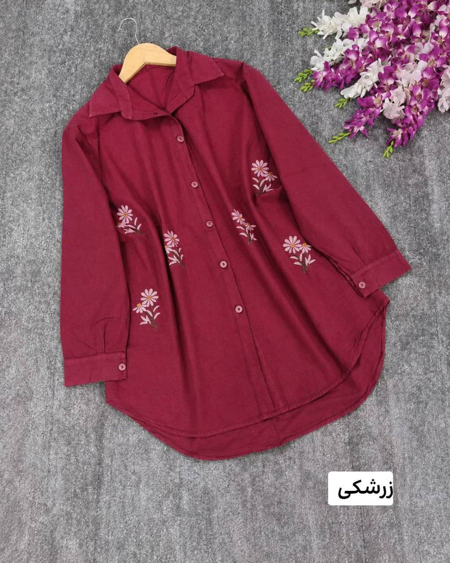 شومیز سوگند جنس: الیاف درجه1 ابی - زرشکی - سدری - سورمه - مشکی - موکا - نسکافه - یشمی فری سایز زنانه