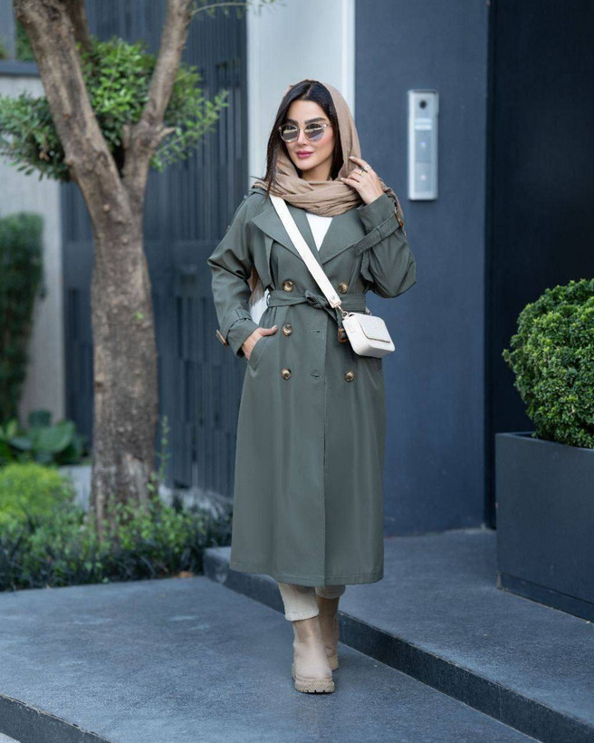بارونی بلند استر دار جنس : پرادو رنگبندی سایزبندی زنانه