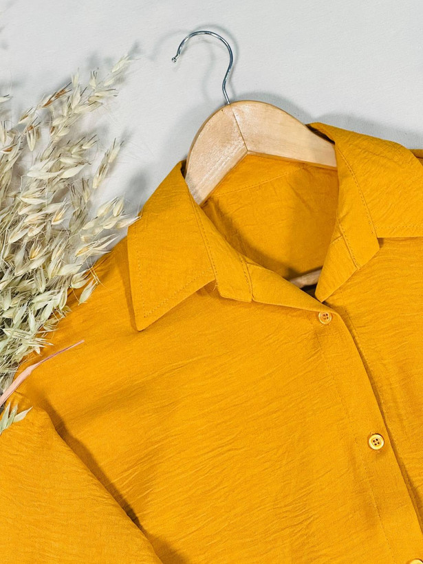 ست شومیز دامن آثنا جنس : شومیز ابروبادی دامن بوگاتی مشکی, آبی, خردلی فری سایز زنانه شناسه : #23821