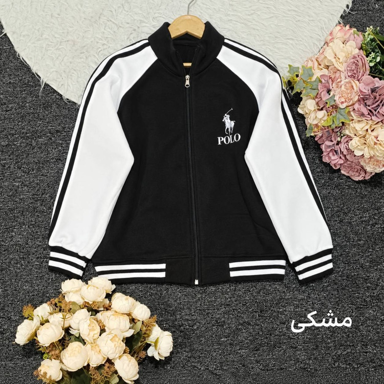 سویشرت polo جنس : دورس داخل کرکی مشکی, آبی, سفید, صورتی, زرد فری سایز زنانه