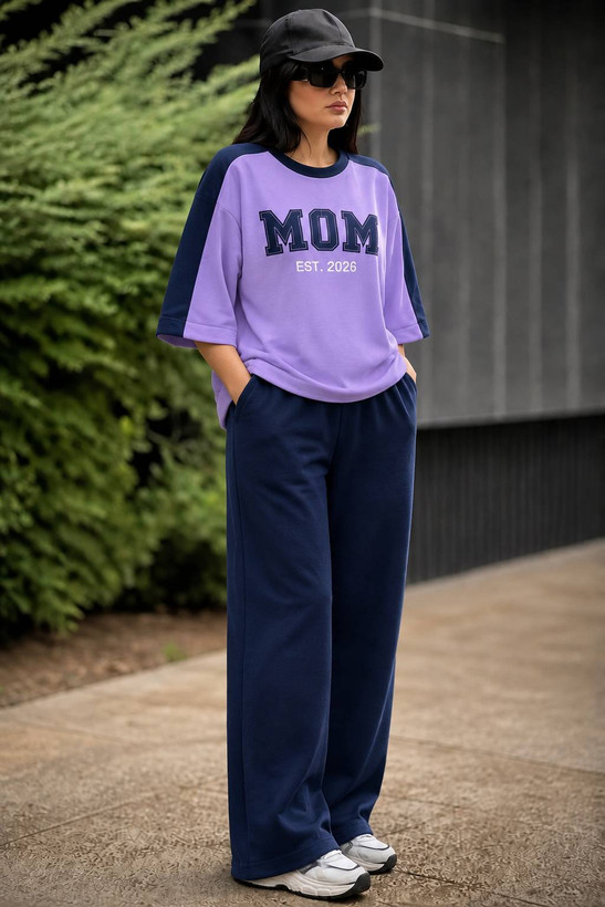 ست اسپرت mom جنس : پنبه گلکسی فری سایز رنگبندی زنانه