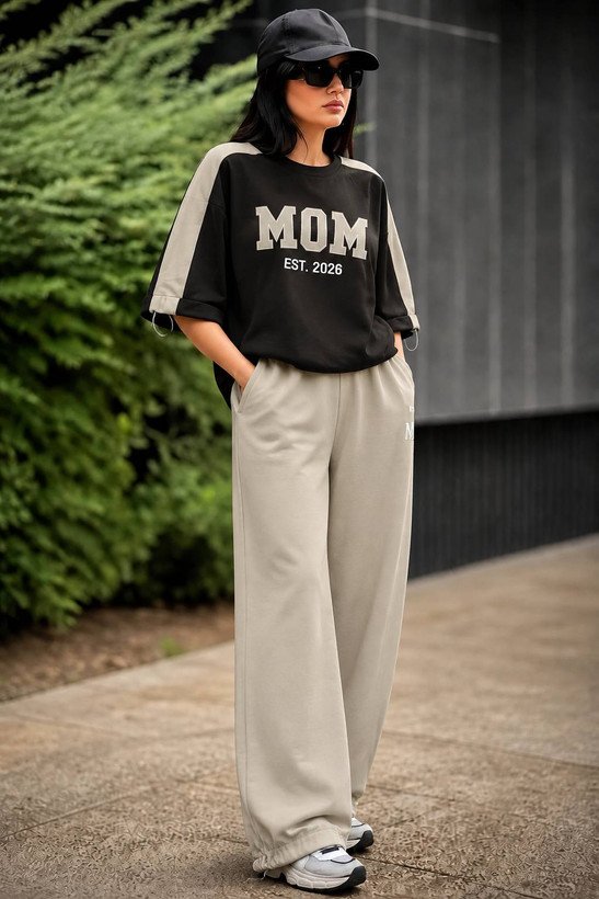 ست اسپرت mom جنس : پنبه گلکسی فری سایز رنگبندی زنانه