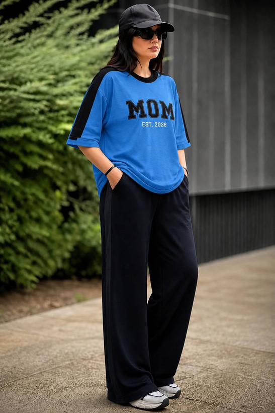 ست اسپرت mom جنس : پنبه گلکسی فری سایز رنگبندی زنانه