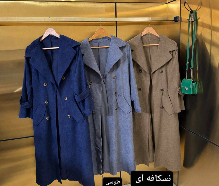 مانتو پاییزه سلین جنس : مخمل کبریتی ریز رنگبندی فری سایز زنانه شناسه : #24605