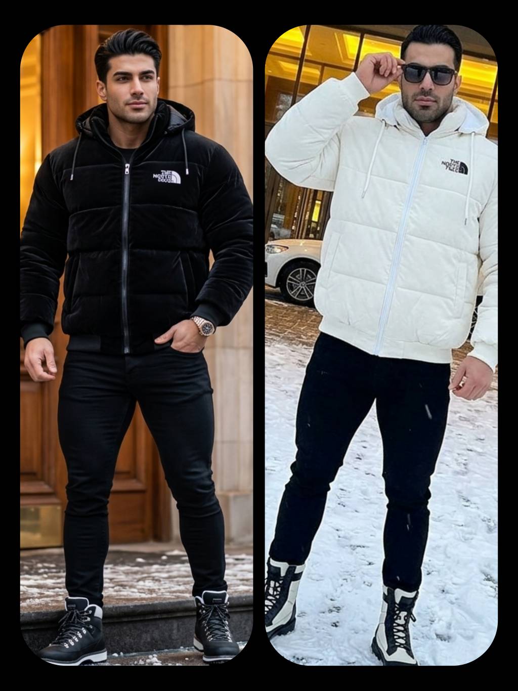 کاپشن سیلیکونی مردانه جنس : سیلیکونی مشکی, سبز, سفید, مشکی براق سایزبندی